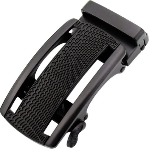 NBZZR Black Fashion Hollow Brand Fashion Belt Buckle Men Leisure Suit Metal Automatic Buckles Male Gift For 3.5cm Width Belt