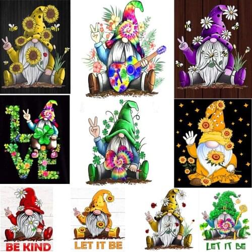 New Arrivals Christmas Diamond Painting Doll Monster 5D Diamond Embroidery Full Drill Mosaic Cartoon Christmas Home Decor Gift