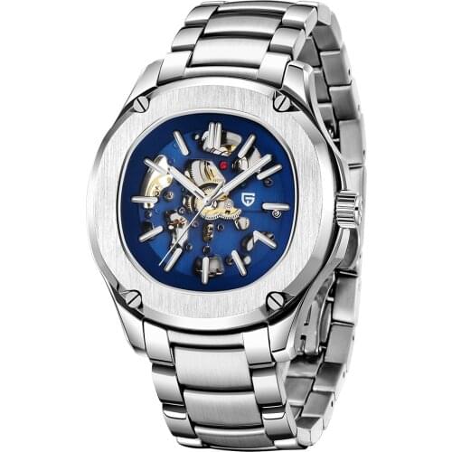 PAGANI DESIGN PD-1660 Mens New Mechanical Automatic Men Stainless Steel Watches Fashion Brands