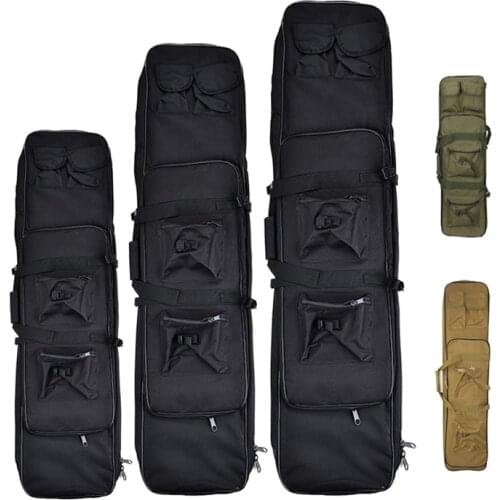 85 95 120cm Tactical Rifle Gun Bag Outdoor Hunting Airsoft Gun Carrier Protection Dual Rifle Storage Holster Case Soft Backpack