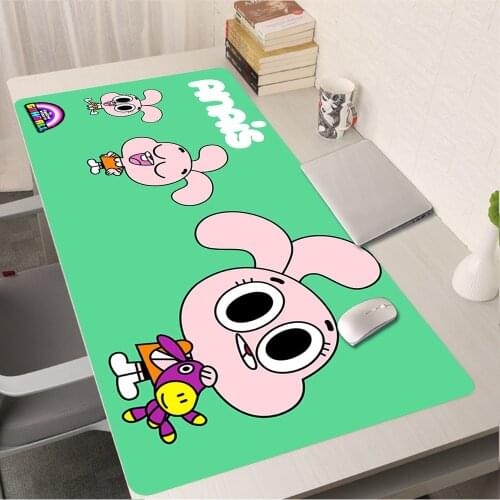 The Amazing World Gumball Mousepad Pad Gamer Carpet Computer Table Pads Anime Gaming Mouse Mats High Quality Game Mouse pad