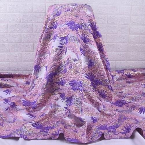 Zhenguiru Pink Gilded French Lace Fabric High Quality African Lace Fabric 2020 Tulle Nigerian Fabric For Women Party Dress A2094