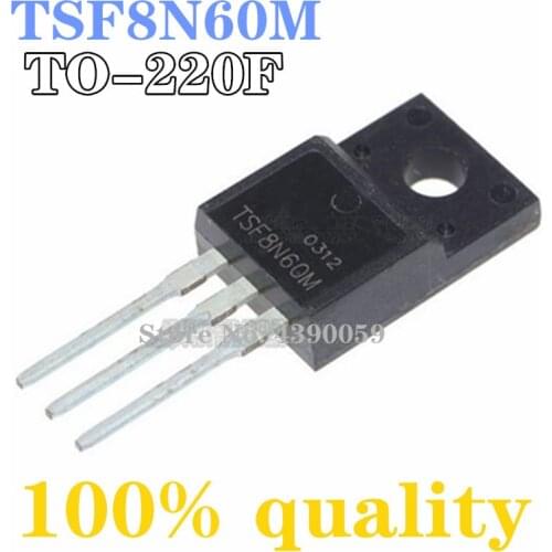10PCS TSF8N60M TO-220F 8N60 8A 600V TSF8N60 TO-220 N-channel field effect MOS transistor