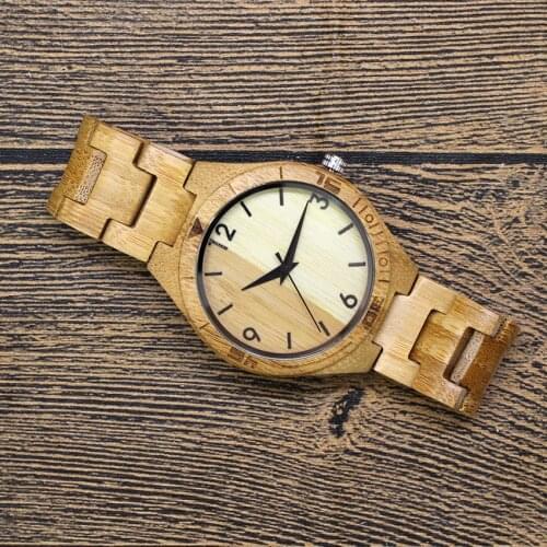 2017 Brand Zazac Casual Full Wood Watch for Men Analog Quartz Movement Wooden Strap Wristwatch Gift relogio masculino