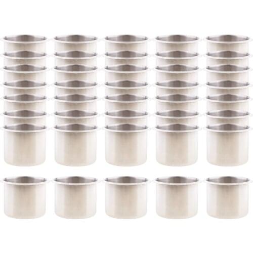 40x Recessed Universal Cup Drink Holder for Boat Game Table Marine Pontoon