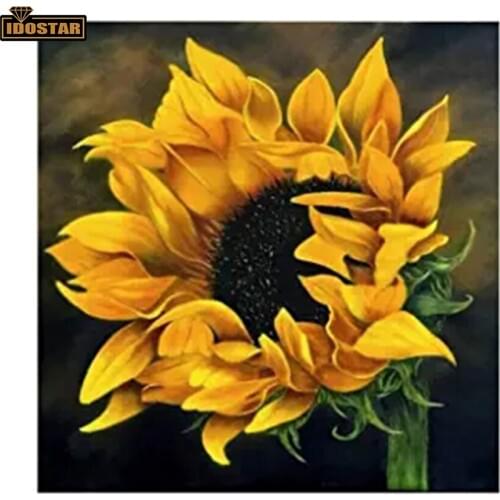 5D Diy Diamond Painting Sunflower Cross Stitch Rhinestone Diamond Embroidery Patchwork Mosaic Kit art wall Decor