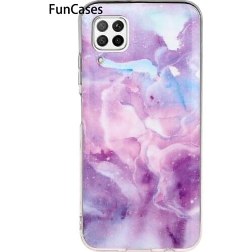 Contrast Color Cases Cases For hoesje Huawei Nova 6 SE Soft TPU Case sFor Estuche Huawei funda P40 Lite Nova 7i Y7P Hoesje hawei