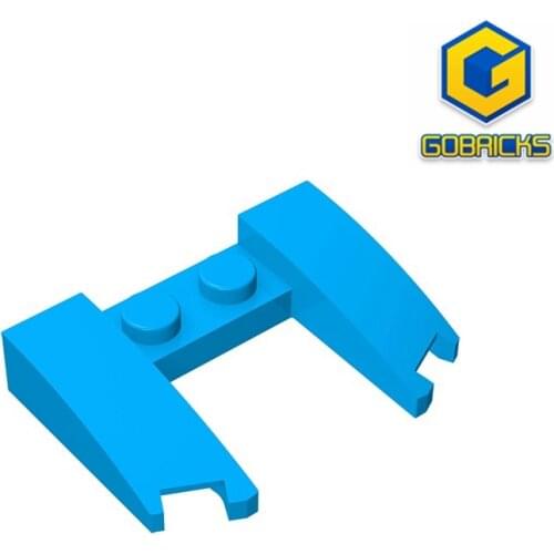 Gobricks GDS-1265 Wedge 3 x 4 x 2/3 Curved with Cutout compatible 11291 31584 pieces of childrens toys
