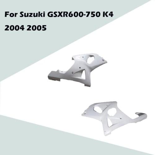 For Suzuki GSXR600-750 K4 2004 2005 Motorcycle Accessories Unpainted Body Left and Right Side Cover ABS Injection Fairing
