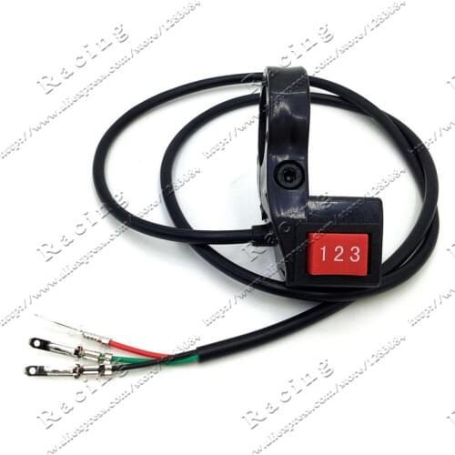 22mm Electric 3 Speed Module Switch For Shift E-bike Scooter Bike Motorcycle Kit Gear switch