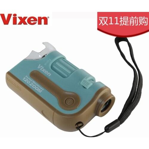 VIXEN Japanese import pocket zoom mini portable e microscope PM120 band lamp identification of children observation
