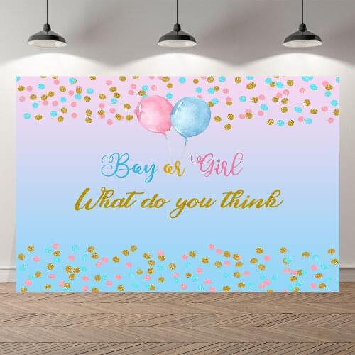 Customized background for cartoon baby shower boy or girl backdrop for photo studio children birthday party decoration supplies