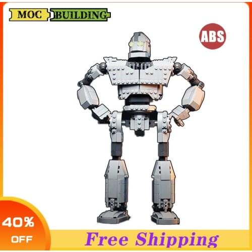 MOC Building Blocks Assembly Robot Fit The Iron Robot City Figures Giant Model Bricks Kids Toys Boy Gifts Birthday DIY toys