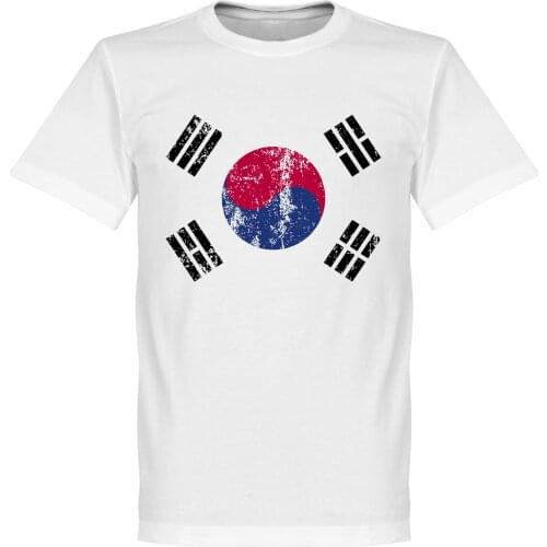 KOREA SOUTH t shirt custom kor t-shirt Boy tshirts summer T Shirts for Girls Solid Color White nation National team print