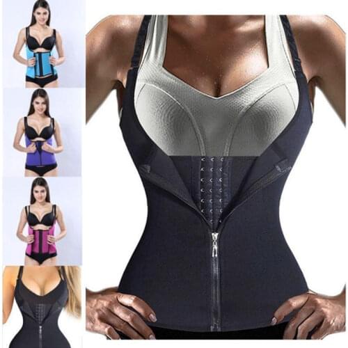 Sweat Sauna Body Shapers Vest Waist Trainer Slimming Vest Shapewear Weight Loss Waist Shaper Corset