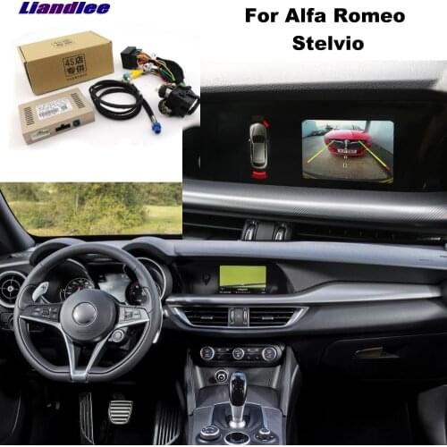 Liandlee Parking Camera Interface Reverse Back Up Park Camera Kits For Alfa Romeo Stelvio Original Display Upgraded