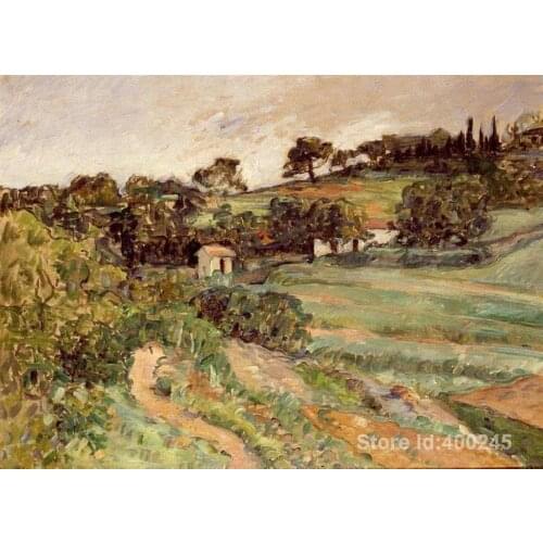 Best Art Reproduction Landscape in Provence Paul Cezanne Paintings for sale hand painted High quality