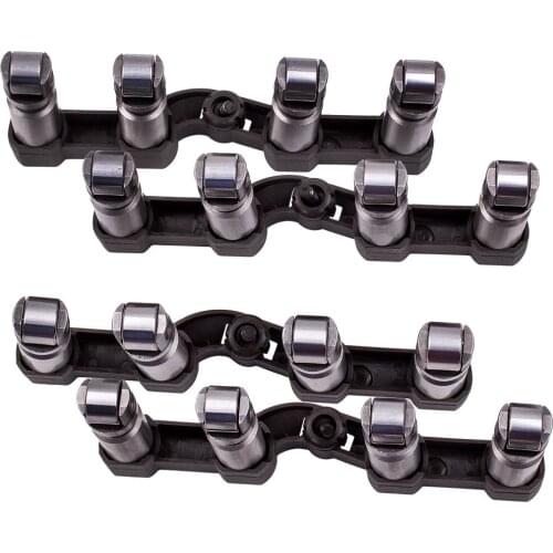 For Dodge/Chrysler/Jeep/Ram 5.7L 6.1L Non-MDS Roller Lifters Set of 16 w/ Bridge 53021720AB 53021572AC