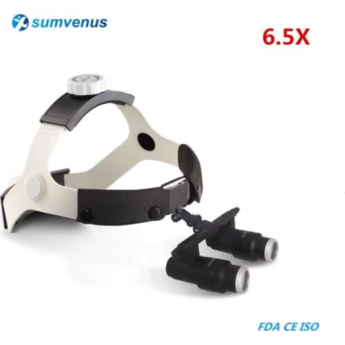 6.5X Medical Dental Headband Binocular Magnifier Kepler EXamination High Dentistry Surgical Glasses Loupes