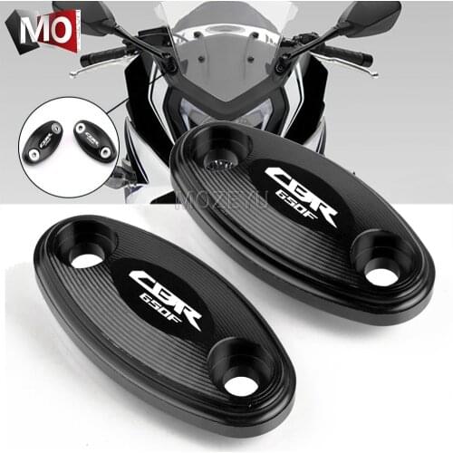 Motorcycle Rearview Mirror Bracket Plate Holder Cap Cover Extension Adapters Clamp Mount For Honda CBR650F CBR 650F 2014-2019