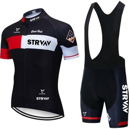 2020 new Pro team groupama Strvav cycling jerseys Bicycle maillot breathable Ropa Ciclismo MTB Short sleeve bike cloth 20D GEL