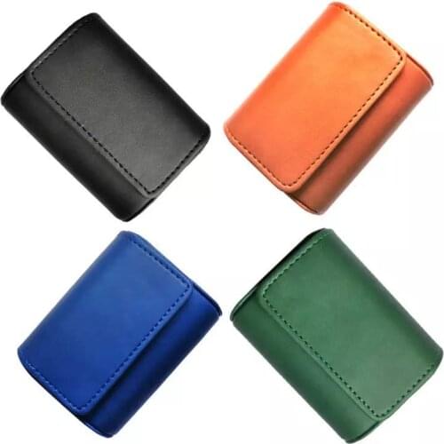 Durable Faux Leather Bluetooth Earphone DustProof Protective Case Cover Shell