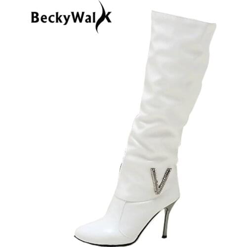 Clearance Sales Women Boots Autumn Winter Women Shoes Low Price botas mujer Warm Shoes Woman