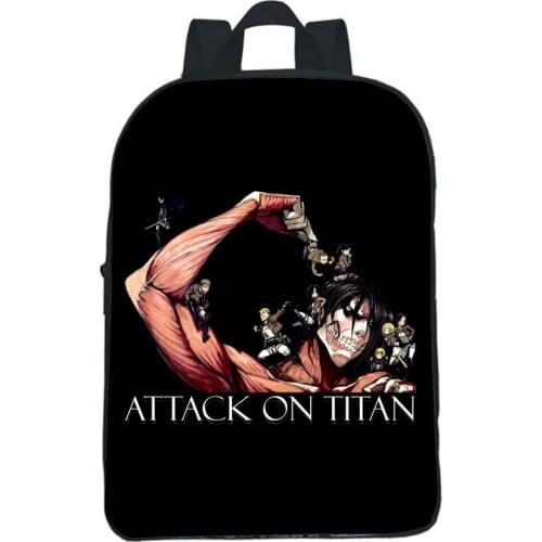 Attack On Titan School Bag Lightweight And Simple Kindergarten Small Bookbag Boy Girl Backpack Anime Cartoon Printing Knapsack