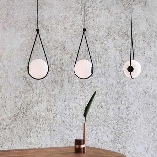 Modern Art Pendant Lamp Plastic Hanging Light PP Lampshade for Home Living Room Restaurant Decor Lighting Led Fixtures ZM111009