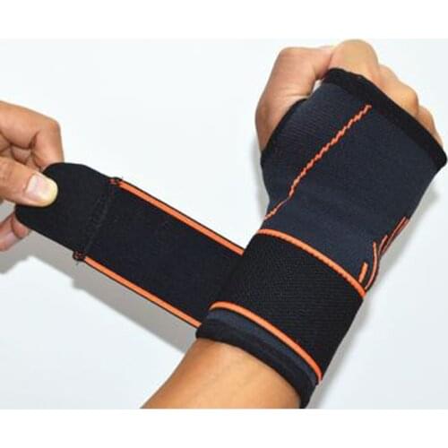 Wristband Sports Safety Adjustable Wrist Support Gym Carpal Tunnel Badminton Tennis Wrist Band Wraps Bandage Bracers
