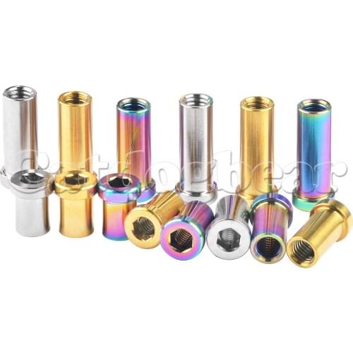 Catdogbear Titanium Ti Nut 13mm /15mm /17mm /23mm /25mm /31.5mm /33mm /35mm Recessed Bike Bicycle Brake Bolts Clamp Nut for MTB