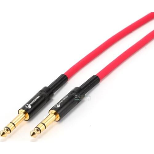 1Pcs NEUTRIK Yongsheng 6.5 large three-core to 6.35 computer amplifier audio male to male guitar microphone cable