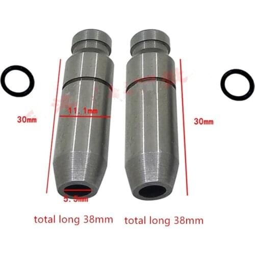 2 Pcs Motorcycle Engine Parts Valve Stem Guide Pipe For Suzuki QM200GY DR200 GXT200 Duct Catheter DR GXT 200