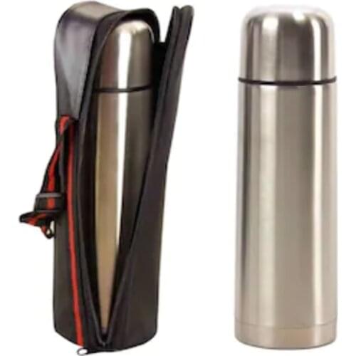 2021 luxury vacuum travel portable steel stainless sealed thermos gift bag and mug - 500ml