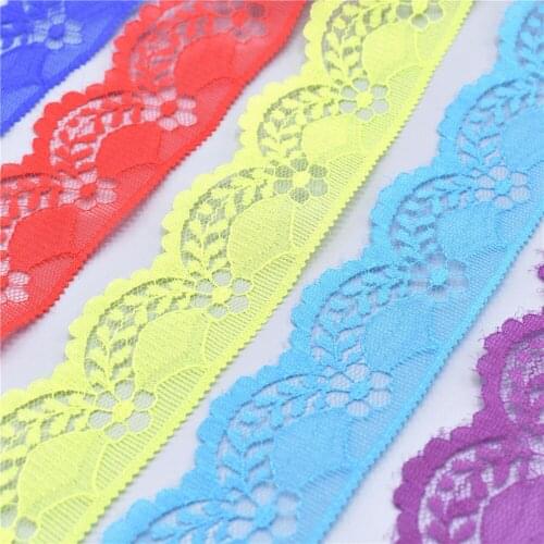 3.5MM White 10 Yards of Beautiful Lace Ribbon Tape DIY Embroidered Net Jewelry Wedding Dress Clothing Accessories Lace Fabric