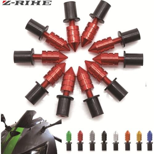 5mm Universal Motorcycle Windscreen Spike M5 Bolts Well Nuts For YAMAHA NMAX 155 125 NMAX155 NMAX125 N-MAX 155 125 2015-2017