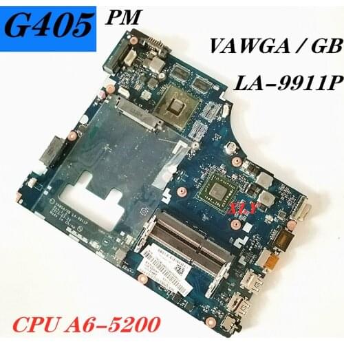 A6-5200 F0R lenovo G405 notebook motherboard LA-9911P VAWGA D51 independent graphics card function test complete free shipping