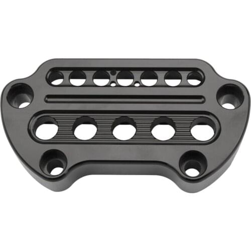 Black Handlebar Holder For Indicator Light For 95-up Sportster