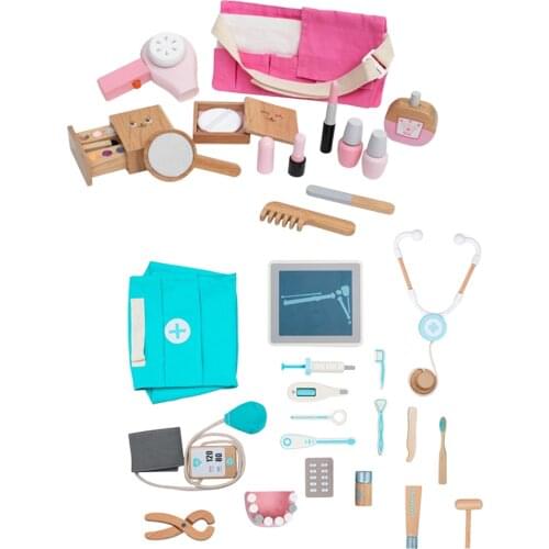 Kids Pretend Play Toy for Little Girls Toddlers Birthday Gifts for Toddler Girls Make-up/Doctor Pretend