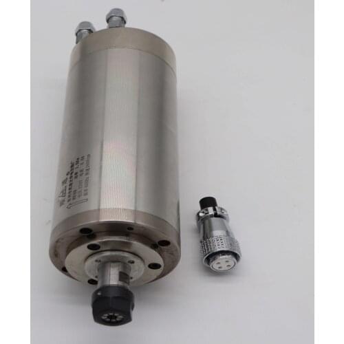 ER16 diameter 80mm 220V water cooling 1.5KW spindle with 4 pieces bearing for cnc machine