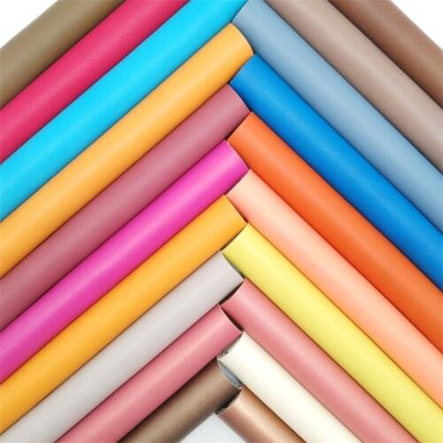 Glitterwishcome Nappa Smooth Synthetic Leather Faux Fabric Sheets with Felt Backing Accessories Bows DIY 21X29CM GM1077C