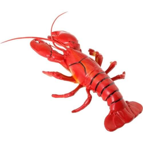Gresorth 12 x 5 inch Big Fake Lobster Model Artificial Marine Animals Decoration Home Party Display Kids Play Toy