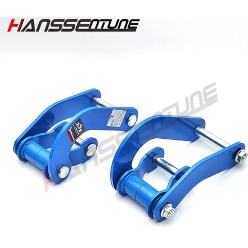 HANSSENTUNE 4x4 Suspension Rear Leaf Spring Comfort Double G-Shackle for Toyota Hilux Revo 2.4L more smoother ride
