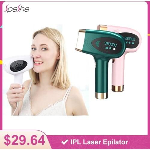 SPESHE Laser Epilator Home Use IPL Hair Removal Electric Pulsed Light Photoepilator for Women Bikini Body Hair Remover Machine