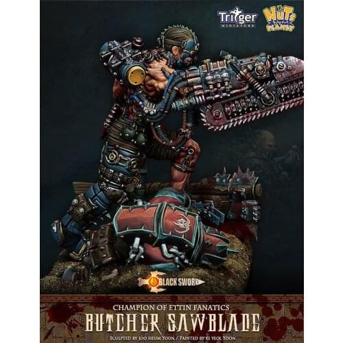[Loong Way Miniatures] Nuts Planet Butcher Sawblade 75mm Resin Miniature