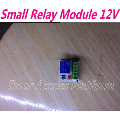 Small size Relay module small pcb board for Door access controller system,DC12V 5 interface/port have 12V,GND,COM,NC,NO