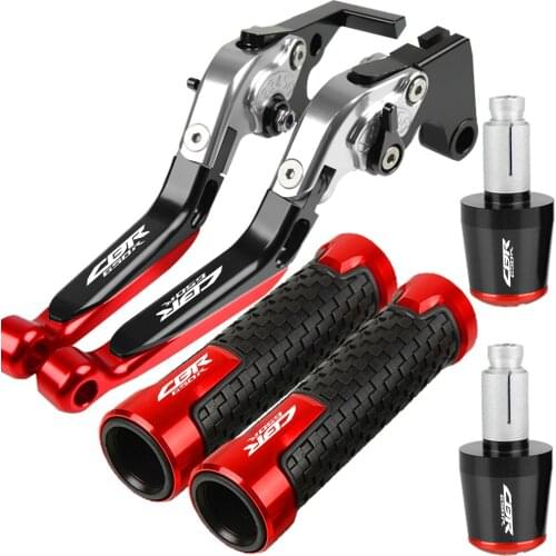 Motorcycle CNC Aluminum Brake Clutch Lever Handlebar Handle Grips Ends For Honda CBR 650R CBR650R 2018 2019 2020 Accessories