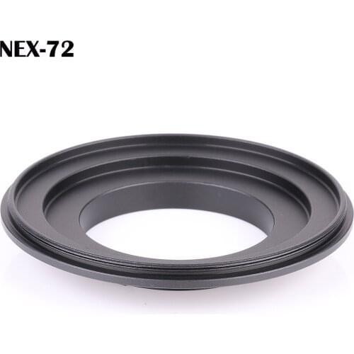 NEX-72mm Macro Reverse lens Adapter Ring for Sony Mirrorless NEX Mount