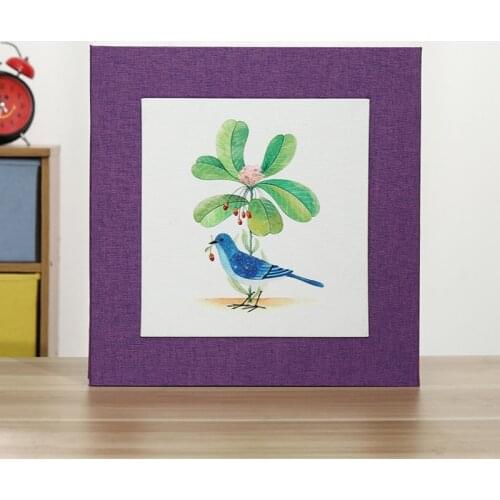 New Customize Linen 18 inch DIY Photo Album Wedding Birthday Gift Lovers Baby Photo Albums Ablum Scrapbook Sticky Paper Crafts