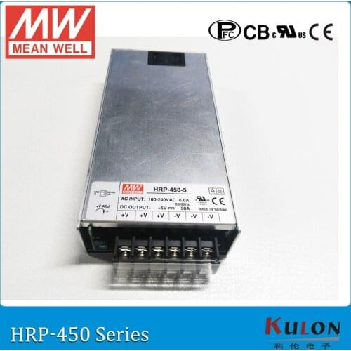 Original MEAN WELL HRP-450-36 single output 450W 12.5A 36V meanwell Power Supply HRP-450 with PFC function